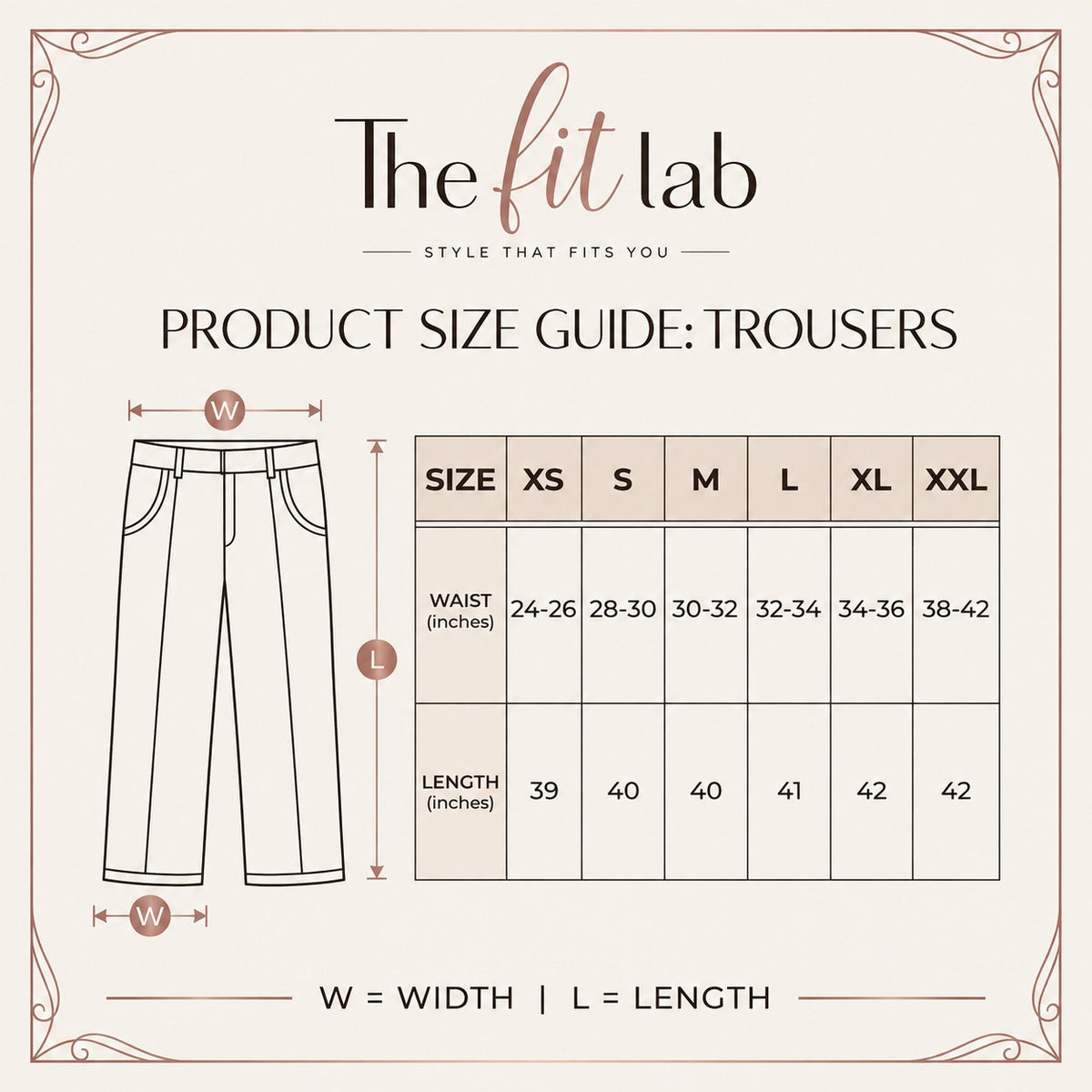 BEIGE FLAPPER TROUSERS