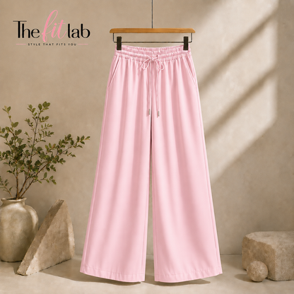 BABY PINK FLAPPER TROUSERS