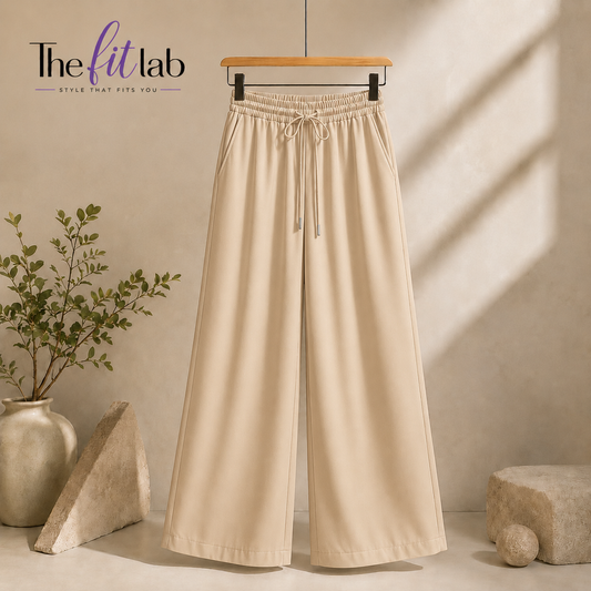 BEIGE FLAPPER TROUSERS