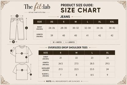 DUO PACK ( COFFEE BROWN BAGGY TEE WITH WHITE CARGO WIDE LEG JEANS )