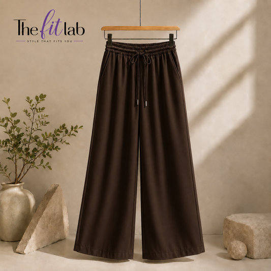 DARK BROWN FLAPPER TROUSERS