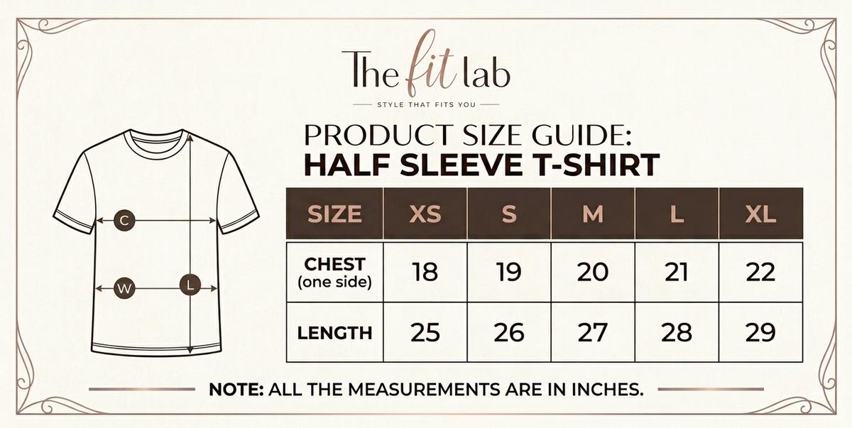 BLACK HALF SLEEVE T-SHIRT