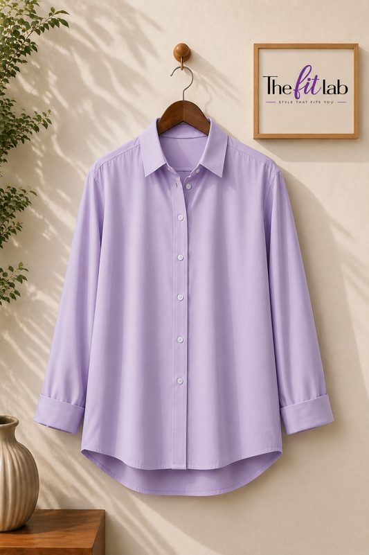LILAC BUTTON DOWN SHIRT