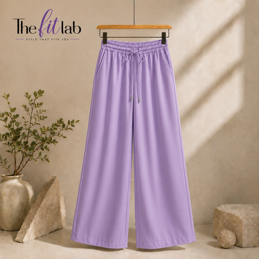 LILAC FLAPPER TROUSERS